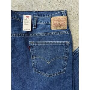 Levi's 550 Relaxed Fit Jeans Mens 54 x 32 Big & Tall Medium Wash - NWT!